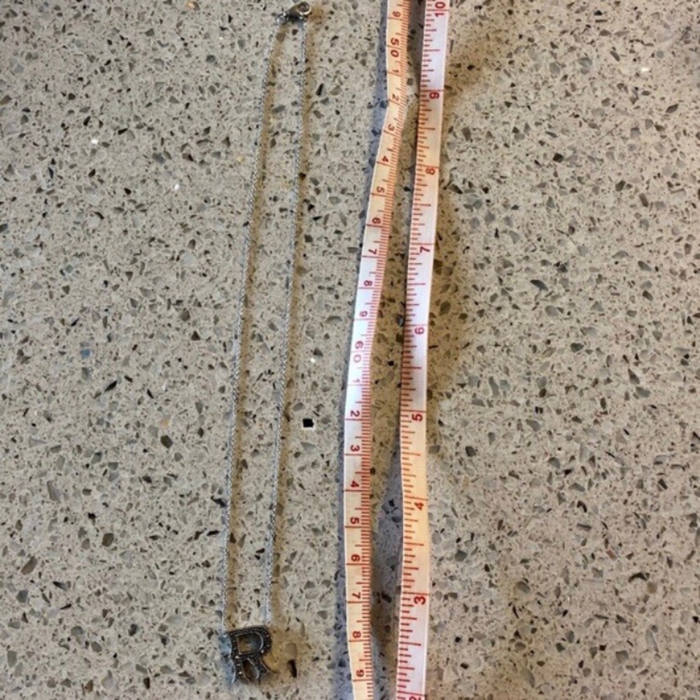 Ross-Simons Initial "R" Sterling Silver Necklace - Picture 5 of 5